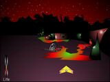 Супер-мега бродилка на флэш! Ты на чужой планете, которую населяют неведомые чудовища. Исследуй мир, но только постепенно и осторожно, т.к. ты никогда не знаешь, что ждет тебя впереди! Куча опасностей и ловушек ждет тебя на пути!