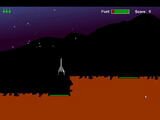 очень неплохая игрушка. Требуется посадить корабль на посадочную площадку. Дело осложняется тем ,что корабль движется еще и по инерции, вдобавок на манёврах сказывается то, что топливо не 