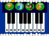 Детская пианино, со звуками всяких животных