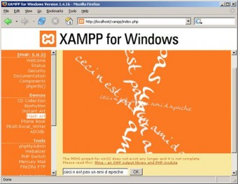 XAMPP for Windows 1.7