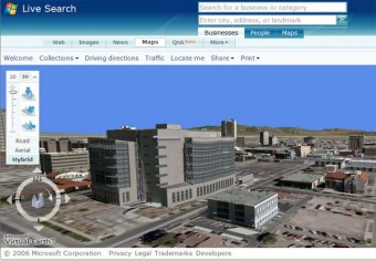 Microsoft Virtual Earth 3D 2.5 Beta
