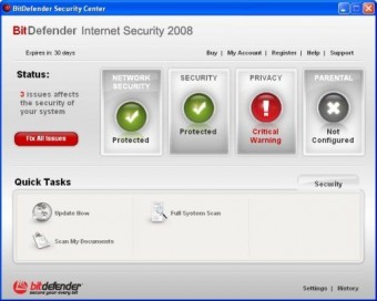 BitDefender Internet Security 2009 12.0.11