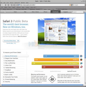 Apple Safari for Windows 3.2.1