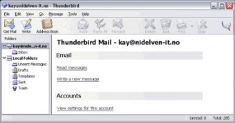 Mozilla Thunderbird 3.0 alpha 2